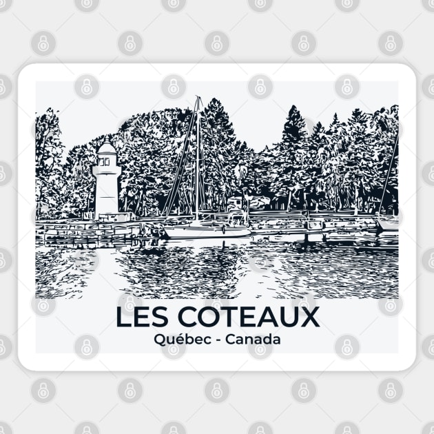 Les Coteaux - Québec Magnet by Lakeric